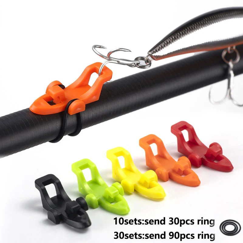 Fishing Lure Jig - 10-30 szt. Uchwyt na haczyk wędki,