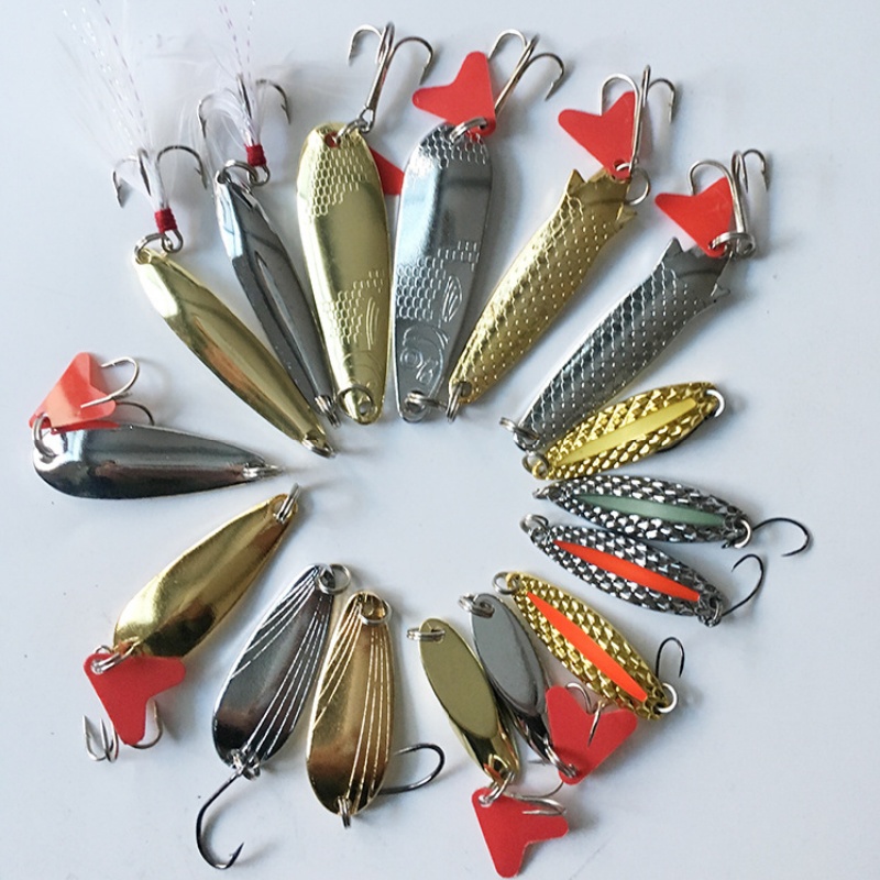 Zestaw Przynęt Wędkarskich 16  – Fishing Lure Spoon recenzja i cena