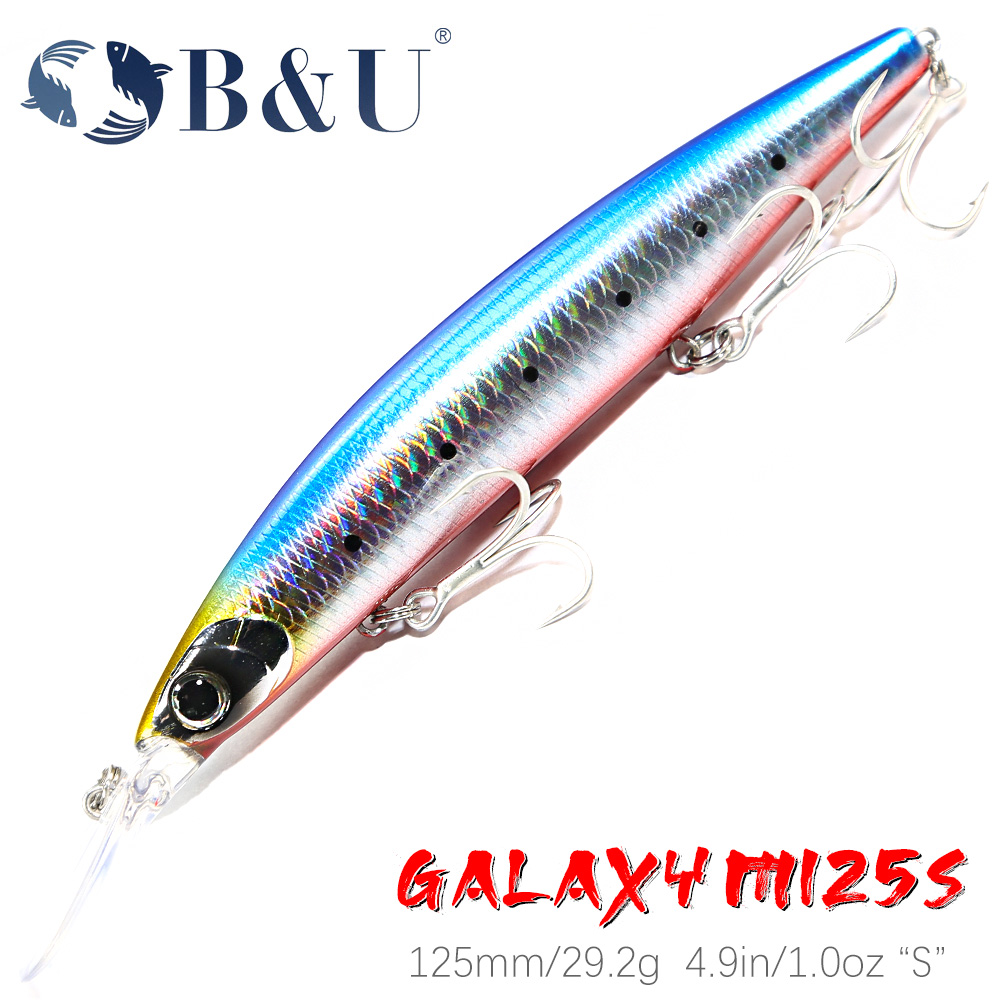 B&U 125mm tonąca Minnow Sea Fi – Fishing Lure Jerkbait recenzja i cena