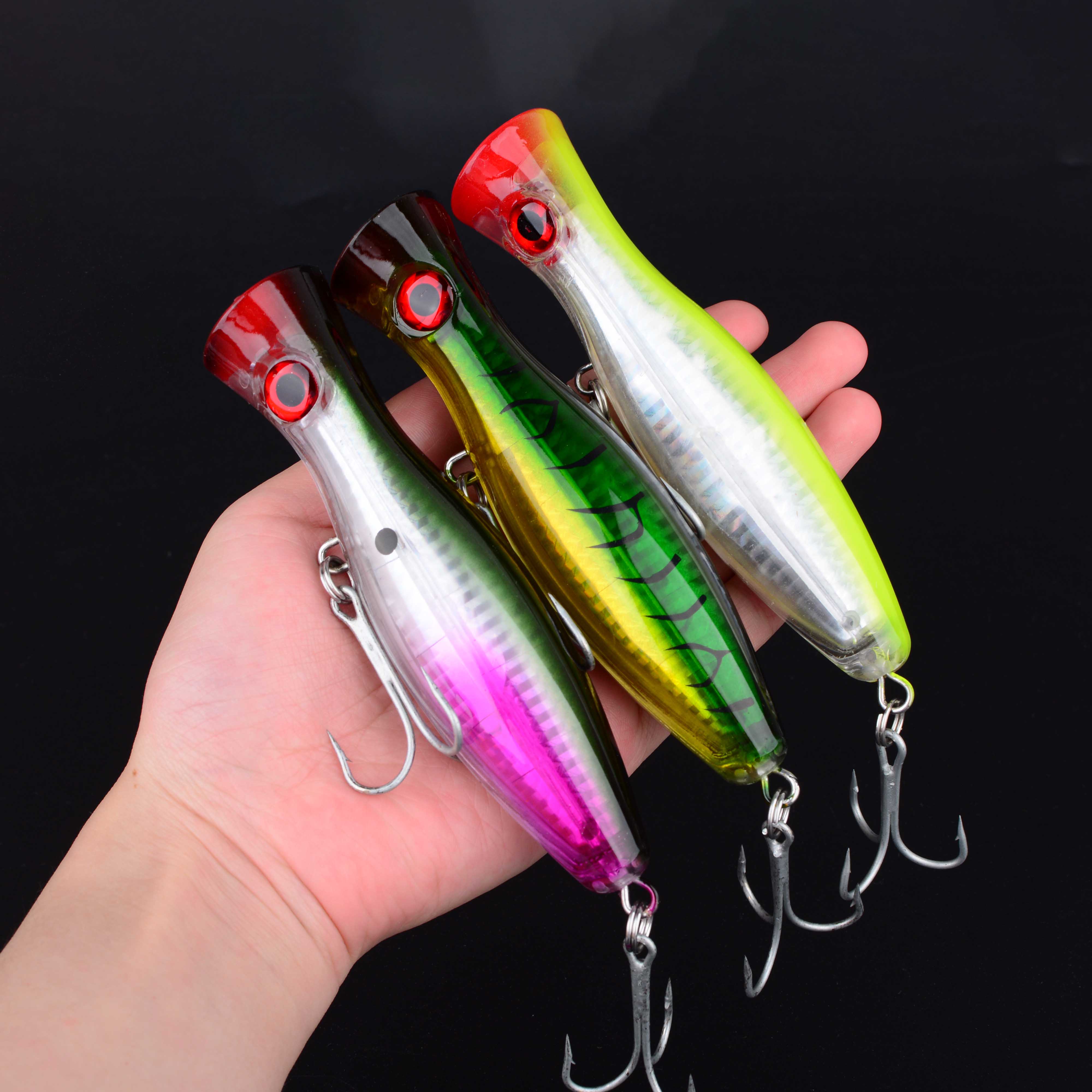 1 szt. 13CM 42g Duży Popper Pł – Fishing Lure Topwater recenzja i cena